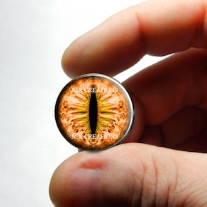 Glazen ogen - drakenreptiel taxidermie oog cabochons oranje jubileum 8 mm 10 mm 12 mm 13 mm 14 mm 16 mm 18 mm 20 mm 25 mm 30 mm