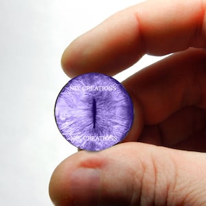 ガラスの目 - リアルな紫色の猫の目 剥製目 カボション 8 mm 10 mm 12 mm 13 mm 14 mm 16 mm 18 mm 20 mm 25 mm 30 mm