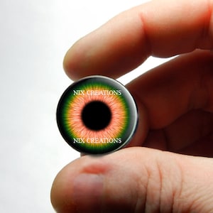 Olhos de vidro de coruja-floresta coruja boneca escultura globos oculares de taxidermia cabochões de vidro feitos à mão 8mm 10mm 12mm 13mm 14mm 16mm 18mm 20mm 25mm 30mm