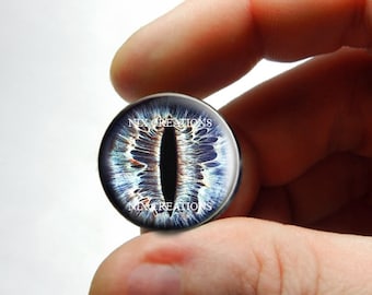 Glass Eyes - Lizard Reptile Dragon Taxidermy Eye Cabochons 8mm 10mm 12mm 13mm 14mm 16mm 18mm 20mm 25mm 30mm