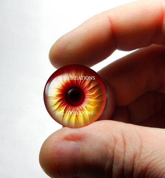thumbnail image 2 of Bright Green Human Glass Eyes – Handmade Glass Eyes 2 of 14