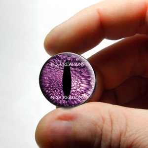 Glass Eyes - Purple Glass Dragon Eyes Lizard Eye Domed Crafting Glass Eyes Cabochons 8mm 10mm 12mm 13mm 14mm 16mm 18mm 20mm 25mm 30mm