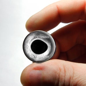 Yeux de poisson perche argentés en verre, cabochon pour leurres de pêche 8 mm 10 mm 12 mm 13 mm 14 mm 16 mm 18 mm 20 mm 25 mm 30 mm