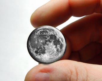 Glass Cabochon - Full Moon - for Jewelry and Pendant Making 8mm 10mm 12mm 13mm 14mm 16mm 18mm 20mm 25mm 30mm