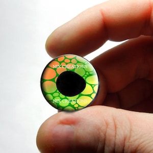 Funky Perch Fish Glass Eyes Eyeball Cabochon for Fishing Lures 8mm 10mm 12mm 13mm 14mm 16mm 18mm 20mm 25mm 30mm