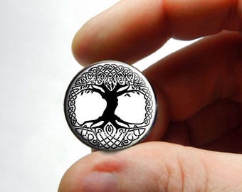 Glass Cabochon - Celtic Tree of Life - for Jewelry and Pendant Making 8mm 10mm 12mm 13mm 14mm 16mm 18mm 20mm 25mm 30mm