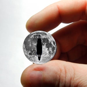 Dragon Glass Eyes - Moon Dragon Eyes Handmade Glass Cabochons for Steampunk 8mm 10mm 12mm 13mm 14mm 16mm 18mm 20mm 25mm 30mm