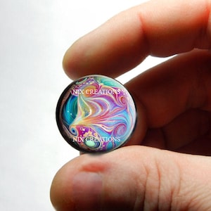 Cabochon en verre - Motif marbre 2 - pour la fabrication de bijoux et de pendentifs 8 mm 10 mm 12 mm 13 mm 14 mm 16 mm 18 mm 20 mm 25 mm 30 mm