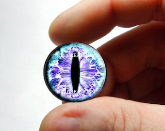 Glass Eyes - Velvet Glare Dragon Taxidermy Eye Cabochons 8mm 10mm 12mm 13mm 14mm 16mm 18mm 20mm 25mm 30mm