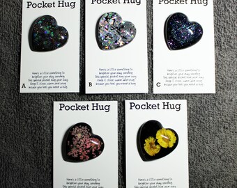Pocket Hug Resin Heart Keepsake Gift