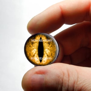 Glazen ogen - oranje draak glazen ogen glazen taxidermie pop oogbol cabochons 8 mm 10 mm 12 mm 13 mm 14 mm 16 mm 18 mm 20 mm 25 mm 30 mm