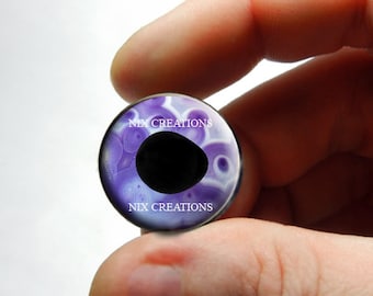 Funky Purple Perch Fish Glass Eyes Eyeball Cabochon for Fishing Lures 8mm 10mm 12mm 13mm 14mm 16mm 18mm 20mm 25mm 30mm