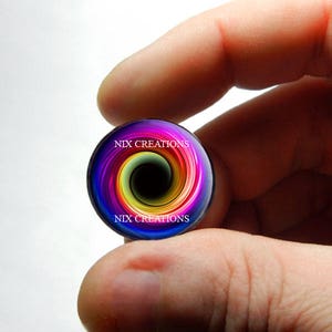 Glass Eyes - Blue Red Yellow Swirl Candy Human Eyeball Handmade Glass Cabochons 8mm 10mm 12mm 13mm 14mm 16mm 18mm 20mm 25mm 30mm