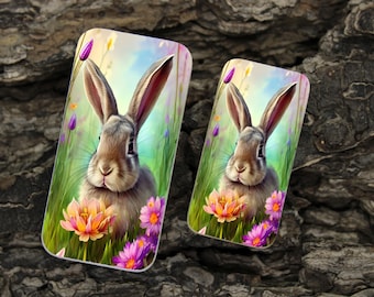 Easter Bunny Domino Cabochon - 2 sizes to choose from - DM48