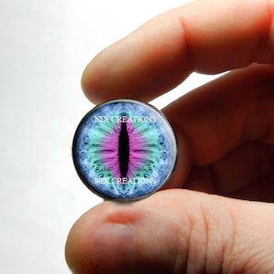 Dragon Glass Eyes - Reptiel Dragon Eyes handgemaakte glazen cabochons voor Steampunk 8 mm 10 mm 12 mm 13 mm 14 mm 16 mm 18 mm 20 mm 25 mm 30 mm