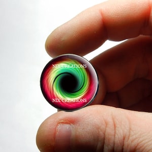 Glass Eyes - Red Yellow Green Swirl Candy Human Eyeball Handmade Glass Cabochons 8mm 10mm 12mm 13mm 14mm 16mm 18mm 20mm 25mm 30mm