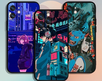 Anime Waifu Girl Phone Case for iPhone 7 8 11 12 13 14 15 XS XR Pro Max / for Samsung Galaxy S10 S21 S22 S23 FE S24 Note Ultra 4G 5G A54