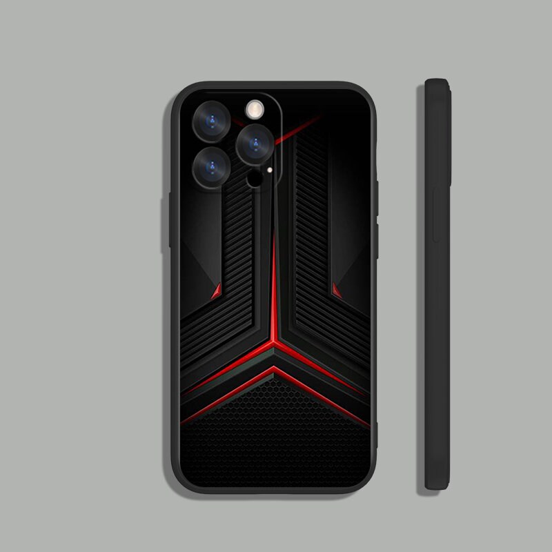 カーボンファイバーカーアート電話ケース iPhone 8 11 12 13 14 15 XS