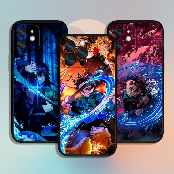 Japan Anime Manga Slayer Phone Case for iPhone 11 12 13 14 15 XS XR Pro Max / for Samsung Galaxy S10 S21 S22 S23 FE S24 Note Ultra 4G 5G A54