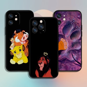 The Lion King Simba Art Telefoonhoesje voor iPhone 11 12 13 14 15 XS XR Pro Max/voor Samsung Galaxy S10 S21 S22 S23 FE S24 Note Ultra 4G 5G A55