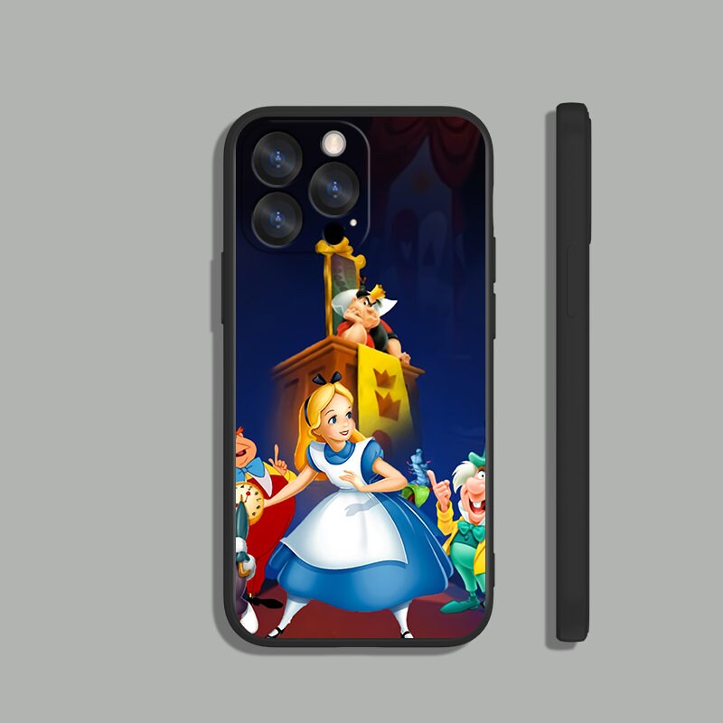 Discover Alice in Wonderland Art Phone Case for iPhone 11 12 13 14 15 XS XR Pro Max