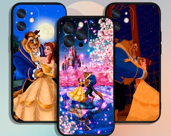 Beauty and the Beast Art Phone Case for iPhone 11 12 13 14 15 XS XR Pro Max / for Samsung Galaxy S10 S21 S22 S23 FE S24 Note Ultra 4G 5G A55