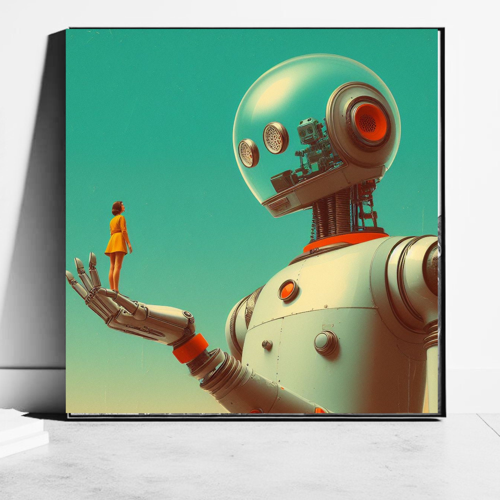 Signs Art Retro Toy Shop Retro Robot Wall Art Robot Themed Decor