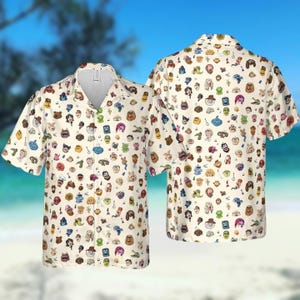 Muppet Hawaiian Shirt, Animal Muppet Button Shirt, Summer Beach Shirt, Cartoon Vacation Shirt, Tropical Shirt, Disney Family Shirt