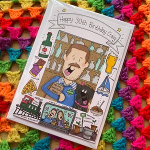 Cartão ilustrado personalizado