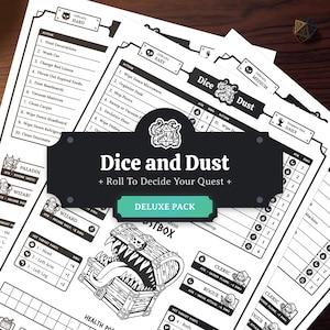 ADHD D20 Cleaning Game Deluxe Pack: A DND-Inspired Cleaning Challenge For Your Daily Chores. Roll for Chores Reimagined - Editable