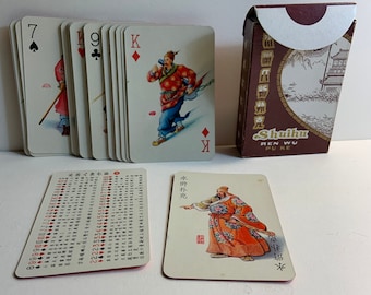 Playing card/Poker Deck The 54 cards of Chinese Red Course Revolution1911s-1976s 