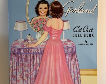 Vintage Judy Garland Queen Holden Paper Dolls
