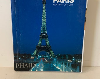 1999 Paris Portrait of a City Phaidon Book