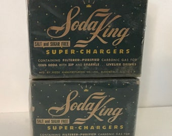 1930 Vintage Soda King Super Chargers NIB