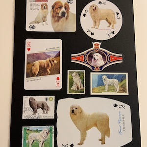 Antique and Vintage Great Pyrenees Dog Art