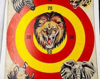 Marvelous Vintage Circus Carnival Game Board