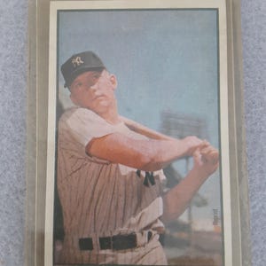 Replica della carta da baseball di Mickey Mantle