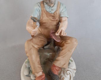 Klassische Keramik Schuster Schuster Figur