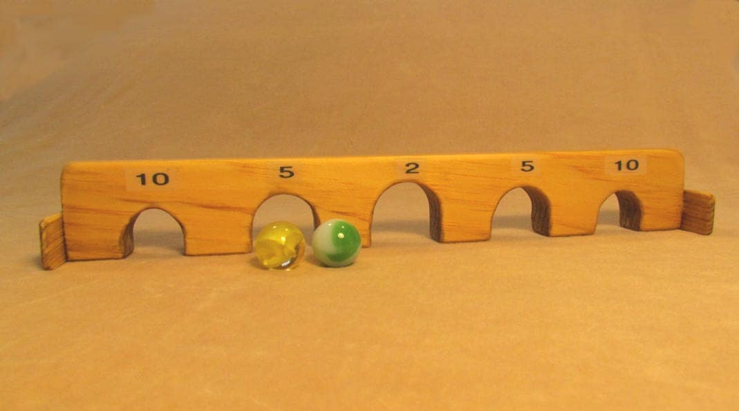 Arch Board Marble Game Etsy