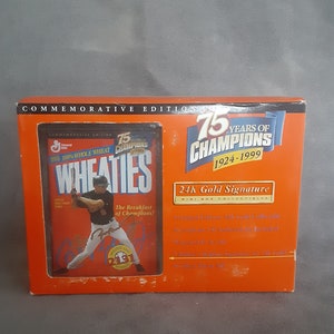 Cal Ripken Wheaties mini caixa esportiva edição comemorativa colecionável