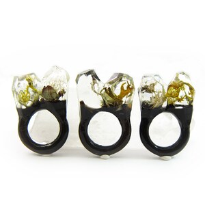 Terrarium Resin Ring, Size 6 US image 2