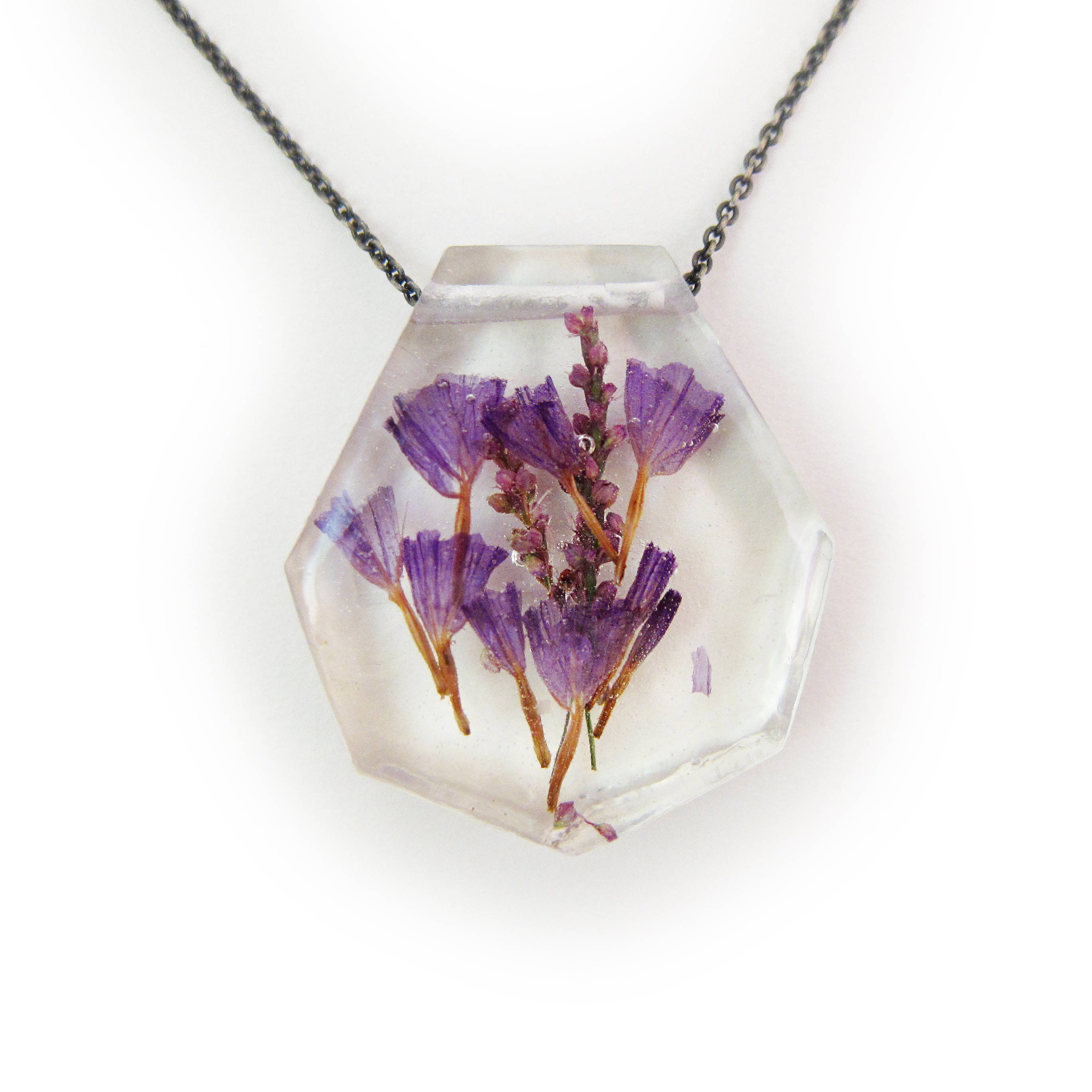 Flower Resin Necklace