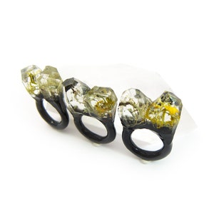 Terrarium Resin Ring, Size 6 US image 3