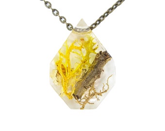 Terrarium Eco Resin Moss Necklace