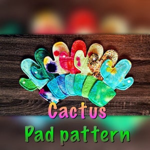 Sewing Pattern: Cactus Pad | reusable cloth menstrual pad | eco friendly |