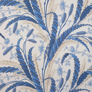 Brunschwig & Fils VERNAY Wallpaper Blue- 1 Roll