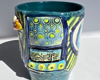 UFO UAP ceramic mug flying saucer