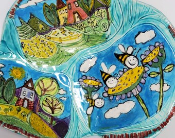 Sale 20% off Ceramic bowl platter