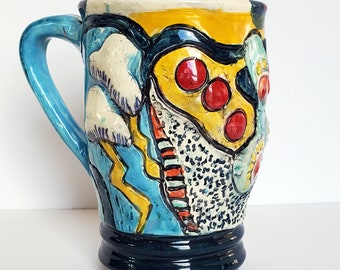 Ceramic mug coffee storm burst