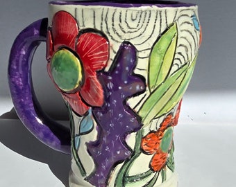 New crop of flowers ceramic mug